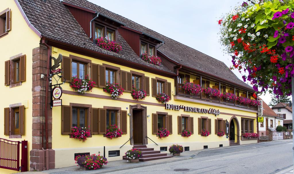 Restaurant A L'Aigle Hotel Wimmenau Eksteriør billede