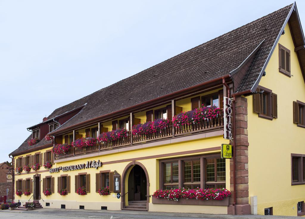 Restaurant A L'Aigle Hotel Wimmenau Eksteriør billede